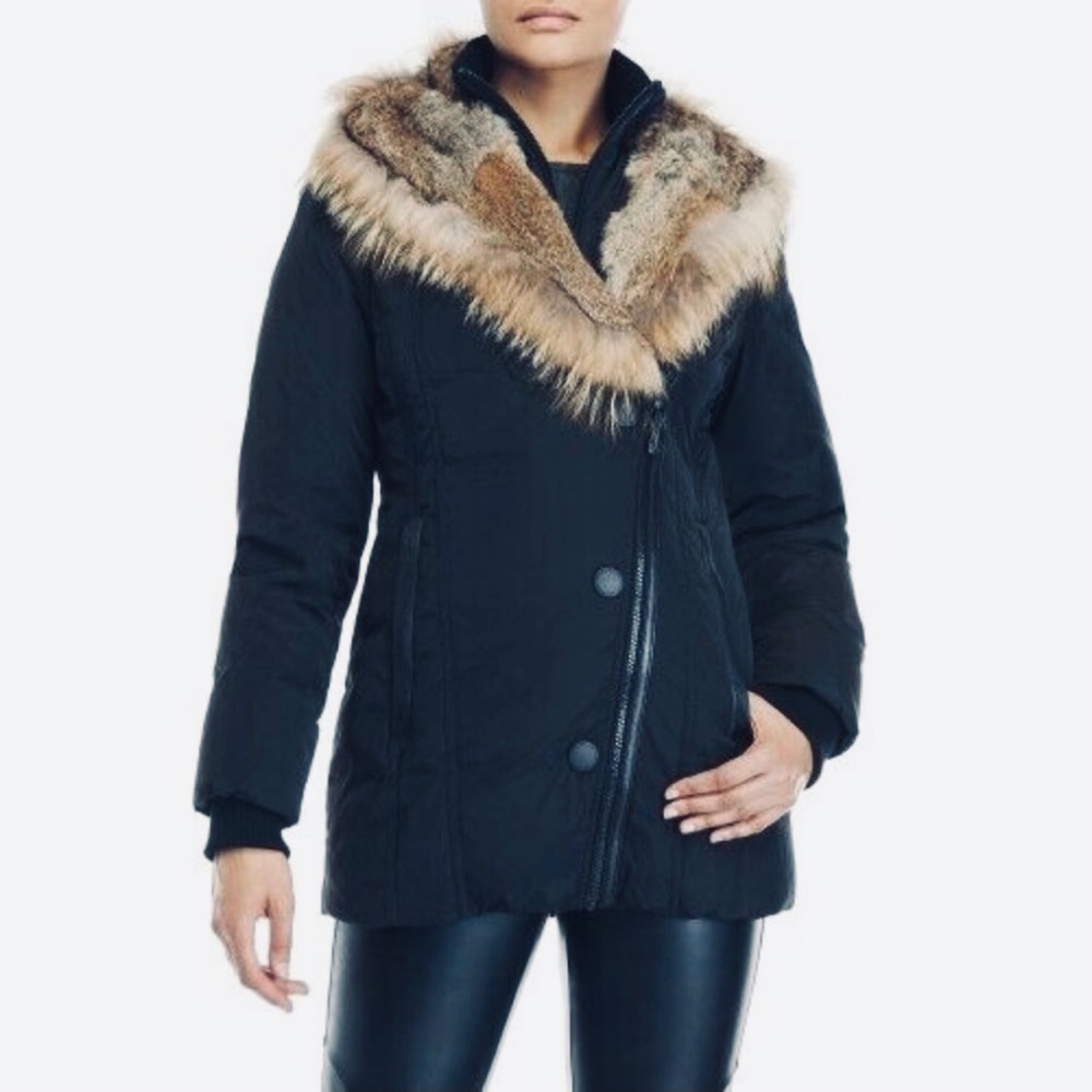 Rudsak Atelier Noir Carla navy blue Down/feather filled winter coat size…